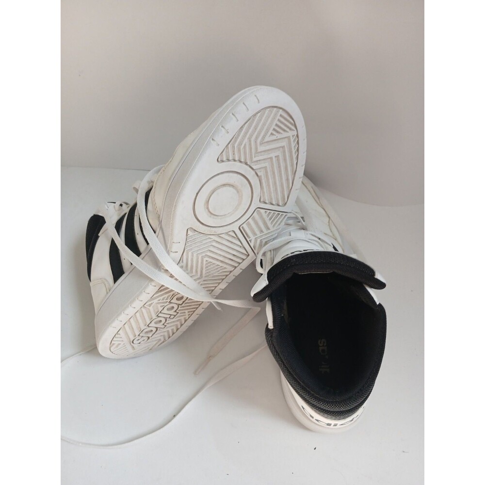 Adidas Men’s High Top Sneakers White Black Size 10 Casual Streetwear Shoes - Picture 6 of 7